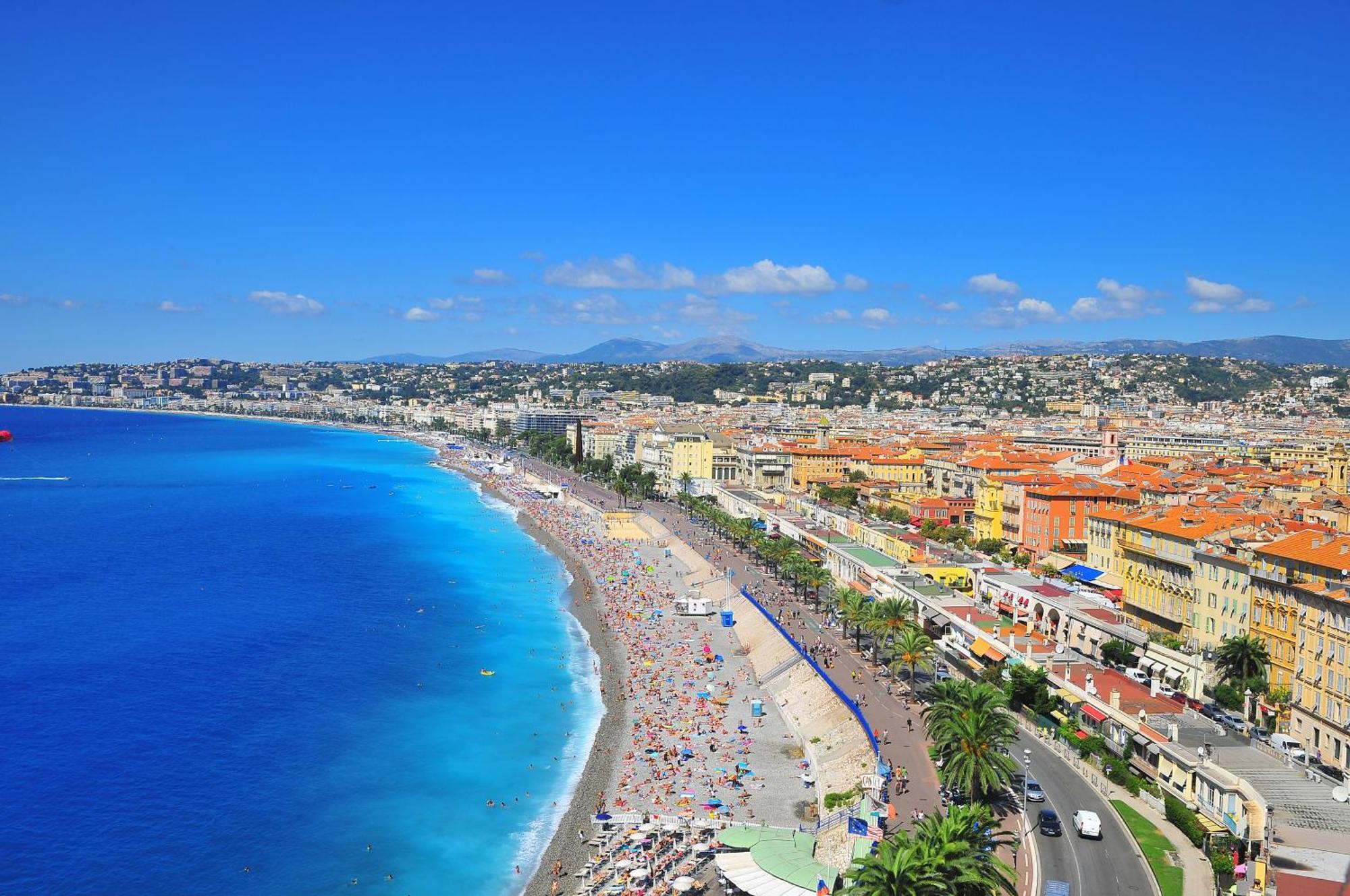Le 323 Prom - 2 Chambres - Ac - Parking - Tram Et Supermarche Proches - Front De Mer Nice Bagian luar foto