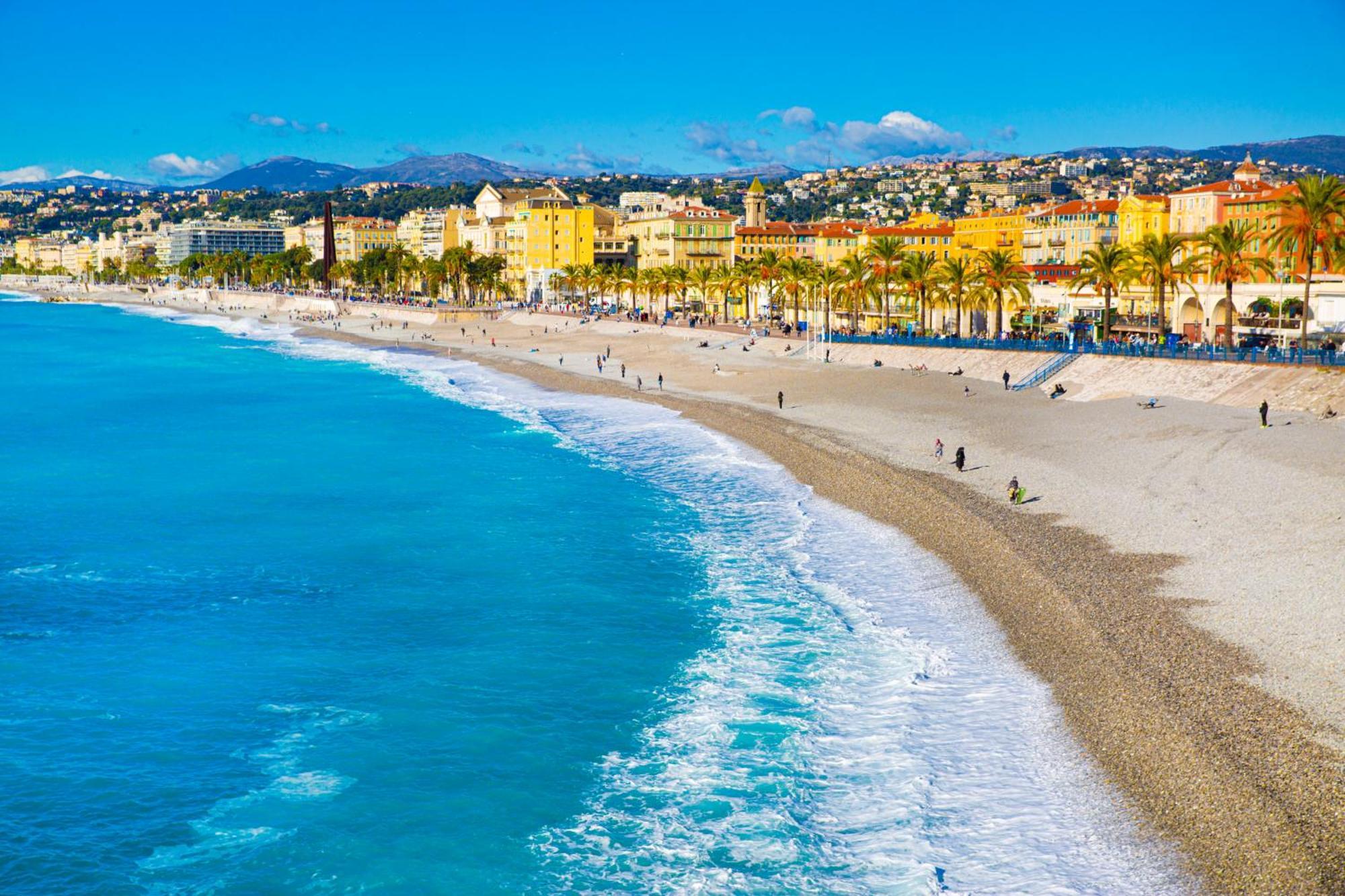 Le 323 Prom - 2 Chambres - Ac - Parking - Tram Et Supermarche Proches - Front De Mer Nice Bagian luar foto